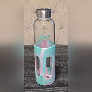 Alani Nu Glass Water Bottle with Silicone Sleeve